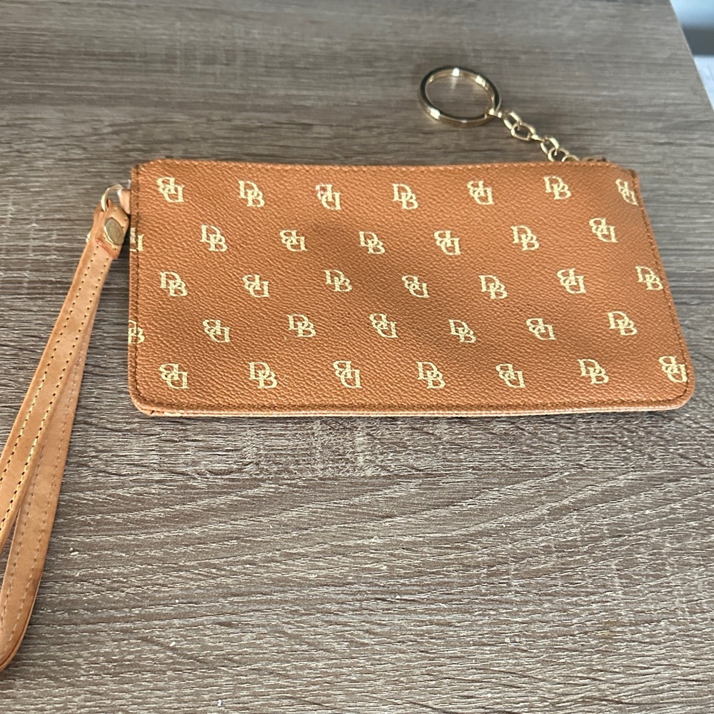 Brown Monogram Wristlet Clutch - Picture 4 of 5